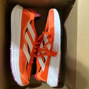 Adidas Orange and Purple Athletic Shoes